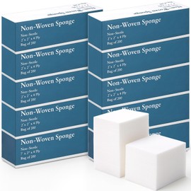 Mindsoft 2000 Count 2" x 2" Non-Woven Gauze Sponges 4-ply Bulk Absorbent First Aid Wound Care Dental Gauze Pads for Home Clinic Vet