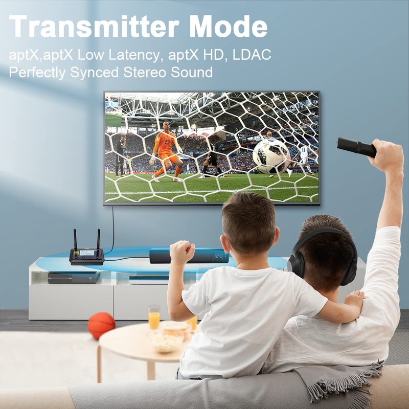 1Mii B03Pro+ Bluetooth Transmitter Receiver Certified LDAC for TV Home