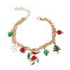 IMINI Santa Charm Bracelet for Women and Girls, Snowflake, Snowman,