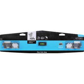 HIGH & MIGHTY 515310 Picture Hanger Set, Easy Tool-Free Dry Wall Art Hangers for Large Artwork, Photos, and Mirrors, Holds up to 125lbs, Steel (Pack of 2)