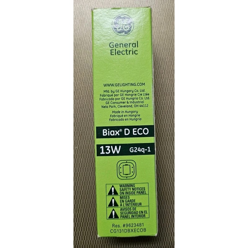 GE Biax D ECO Twin Tube Florescent Light | 13w