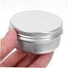 Gatuida 18pcs Spice Container Lip Balm Tin Round Aluminum Tin