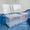Delicatething Acrylic Nail Organizer Box, Holds 13 Nail Boxes, Ideal