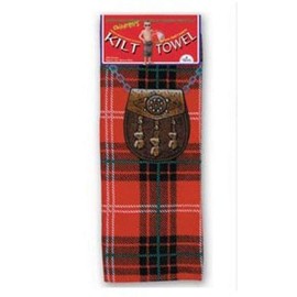 Instakilt Scottish Tartan Kilt Beach Towel (Child, Red)