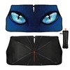 Funny Eyes Car Windshield Sun Shade Umbrella Foldable Car Windshield
