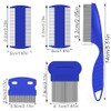 Lice Comb, Pack of 5 Flea Comb, Lice Comb, Metal
