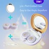 Erewa Contact Lens Case with Cleaner Washer Contact Lens Box