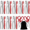 Gpyg Crab Crackers and Tools, 27-Piece Seafood Tools Set, Includes