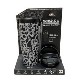 Hydrapeak Voyager Artisan Collection 32oz Tumbler (Snakes) Straw Lid and Straw