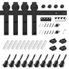SMARTSTANDARD 13 FT Double Barn Door Hardware Kit, Sliding Door