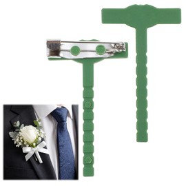 30Pcs Boutonniere Safety Pins, T-Shaped Plastic Pins for Wedding Events