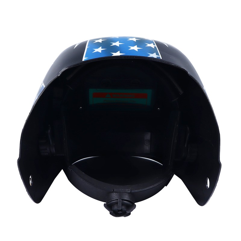 Auto Darkening Welding Helmet Large View Solar Powered Wide Shade