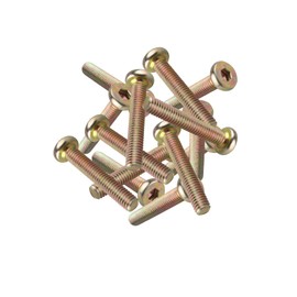 HALJIA 20pcs M6 x 35mm Screws Flat Hex Socket Head Hexagon Furniture Bolts Connector Fastener