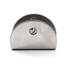 Glass Clamp 8-12mm Stainless Steel Glass Shelf Clips Wall Mounted Glass Shelf Support Shelf Bracket (Pack of 6)