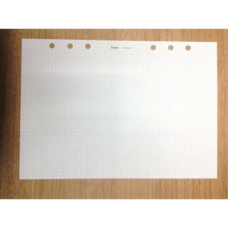 Noritsu A5-458 Binding Index Personal Organizer, Refill, Square Notes, Pack