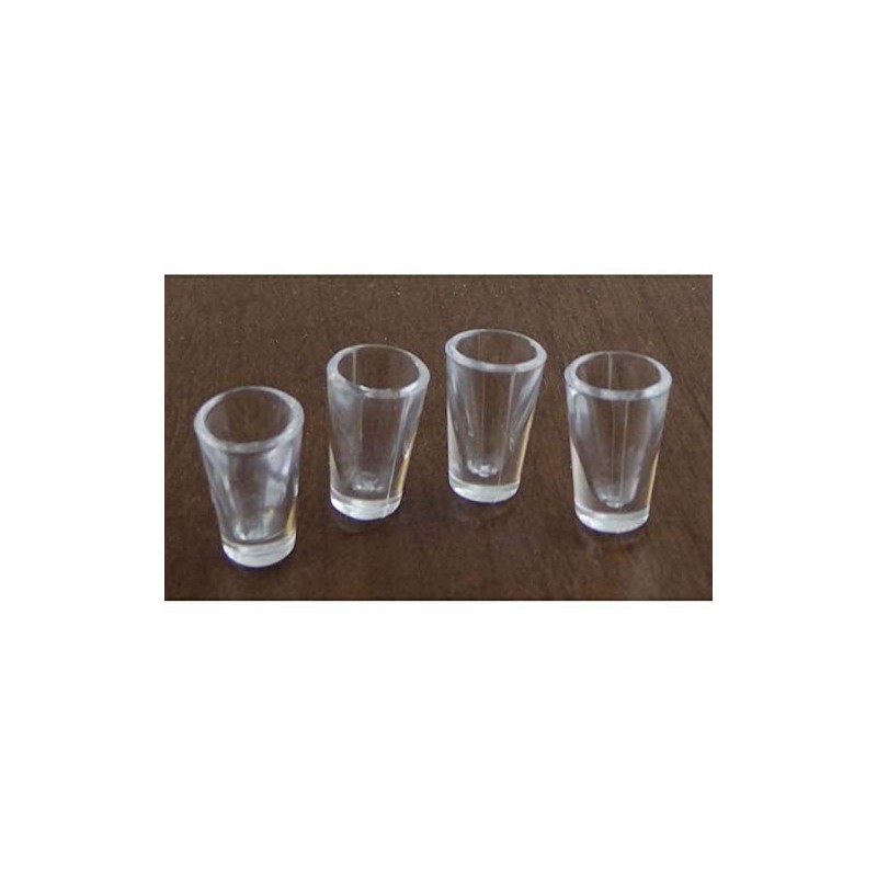 Dollhouse Miniature 1:12 Scale 4pc Water Glasses SET #G7267