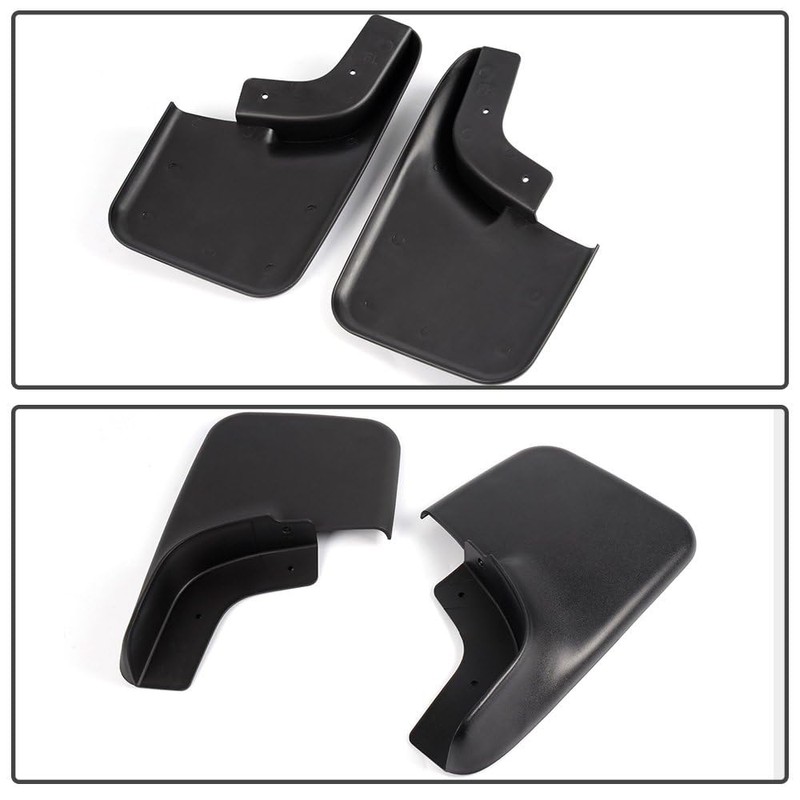 G-PLUS Front Rear Molded Mud Flaps Splash Guards Compatible with