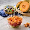 DazzJoy Wooden Cocktail Picks Toothpick (Colourful Star, 12 cm)