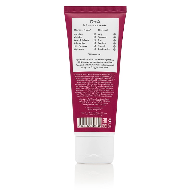 Q+A Hyaluronic Acid Daily Moisturizer 75ml