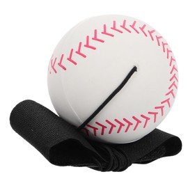 FRCOLOR Wrist Trainer Ball with Return String Portable Bouncy Baseball for Wrist Exercise and Hand Eye Coordination Lightweight Fitness Rebound Ball for Teens and Adults Indoor Outdoor Use