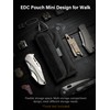 TACTICAL GEEK Storage A2 L Pouch Organizer, Nylon Handheld Wallet,