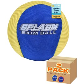Electoys Floating Skim Ball For Kids | Swimming Pool Ball | Water Bouncing Balls Skimming Beach Balls | Summer Pool Toys Wave Skipper Games Holiday Volleyball | Assorted Colours | 2 Pack