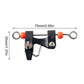 SEIWEI Orange Trolling Clip with Adjustable Tension, Planner Board Downrigger, Quick Release Clip, Fishing Line Clip for Outdoor Fishing