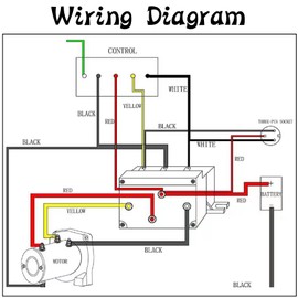 TuoLauthon 12V 500A Winch Solenoid Contactor Relay and Wireless Remote Control Kit for 4WD 4x4Winches Replacement 8000lbs-17000lbs UTV ATV Winches 4pcs Pre-Wires with Lugs