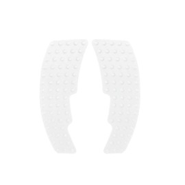 Quattroerre DIY Sticker Tank Cap Moto Racing Grip Pack of 2 Transparent