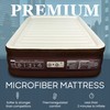 Englander First Ever Microfiber Air Mattress, Microfiber Airbed with Built