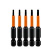 5 Pcs 2mm x 50mm Screwdriver Bit Set, Hex Impact