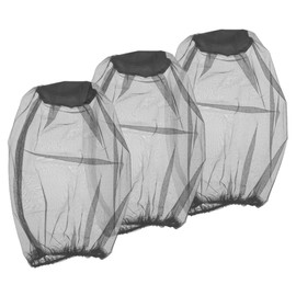 KOMBIUDA Mosquito Hat Netting Portable Bug Hiking Travel Outdoor Accessory Full Bug Protection Black