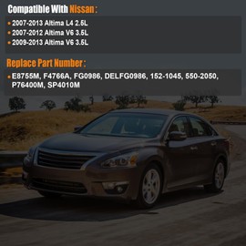2007-2014 Fuel Pump Compatible for Nissan 2007-2013 Altima L4 2.5L, 2007-2013 Altima V6 3.5L, 2009-2014 Maxima V6 3.5L, Replace E8755M FG0986 SP4010M 170409N00A 17040ZX00B