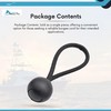 MARINE CITY Polyethylene Black Ball Bungee Cord - Versatile &
