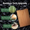 Bamboo Cutting Board, Wooden Cutting Boards for Kitchen with Double