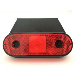 Matel Service LED Marker Light 12 V 24 V Trailer Truck 120 x 74 x 45 mm Red