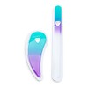 Ergonomic Glass Nail File Set - Drop Ergofile Set Nail Care Tool - Nail Files for Acrylic Nails by Bona Fide Beauty Czech