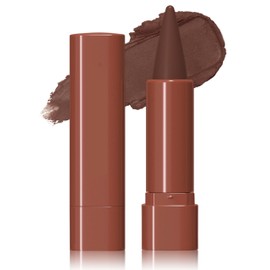 Jutqut 2-in-1 Lip Liner and Lipstick Lip Combo Set, Matte Nude Dark Brown Red Lip Liners, High Pigmented Long Lasting Waterproof Smudge Proof Crayon Makeup 05#