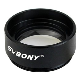 SVBONY Telescope Focal Reducer 0.5X Correction Lens M28X0.25mm 31.7MM Short Focal Telescope Accessories