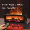 Fireplace Aroma Diffuser 7 Color Flame With Remote Control Cool