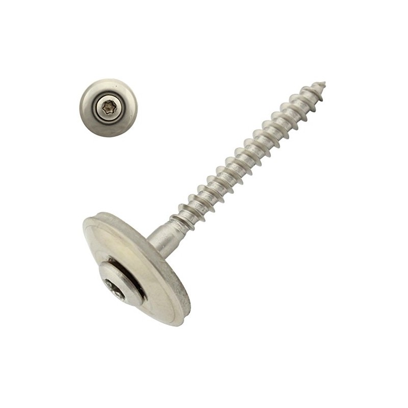 Pack of 50 Plumber Screws with EPDM Sealing Washer -
