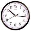 Youshiko Stylish Black & White Bold Classic Quartz Wall Clock Non Ticking Silent (20cm / 8-Inch Diameter), Home/Kitchen/Office/School Clock, Easy to Read