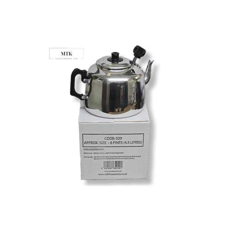The Traditional Aluminium Catering Teapot -8 Pint