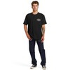 RVCA Men's Global Hex Short Sleeve Tee, Black