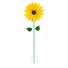 Sunflower Windmill Metal Windmill Garden Stake Wind Sculptures for Balcony
