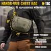M-Tac Tactical Large Crossbody Bag for Men - Concealed Carry