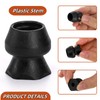 Covzoe 4 Pack Trailer Door Holder Kit, Rubber Low Profile