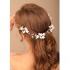 Denifery - Accesorio para el pelo de novia con diseño