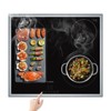 KitchenRaku Large Induction Cooktop Protector Mat, Translucent (Magnetic) Electric Stove