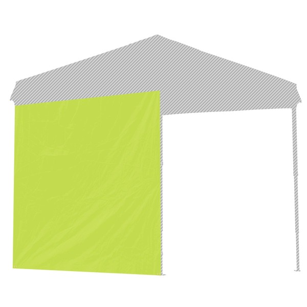 FIELDOOR Tarp Tent, 6.6 x 6.6 ft (2.0 x 2.0 m), Dedicated Side Sheet (Side Panel), Wall Screen Type, Lime), Universal Steel and Aluminum (G03 Model)